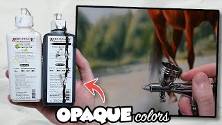 How I use OPAQUE COLORS in my paintings.