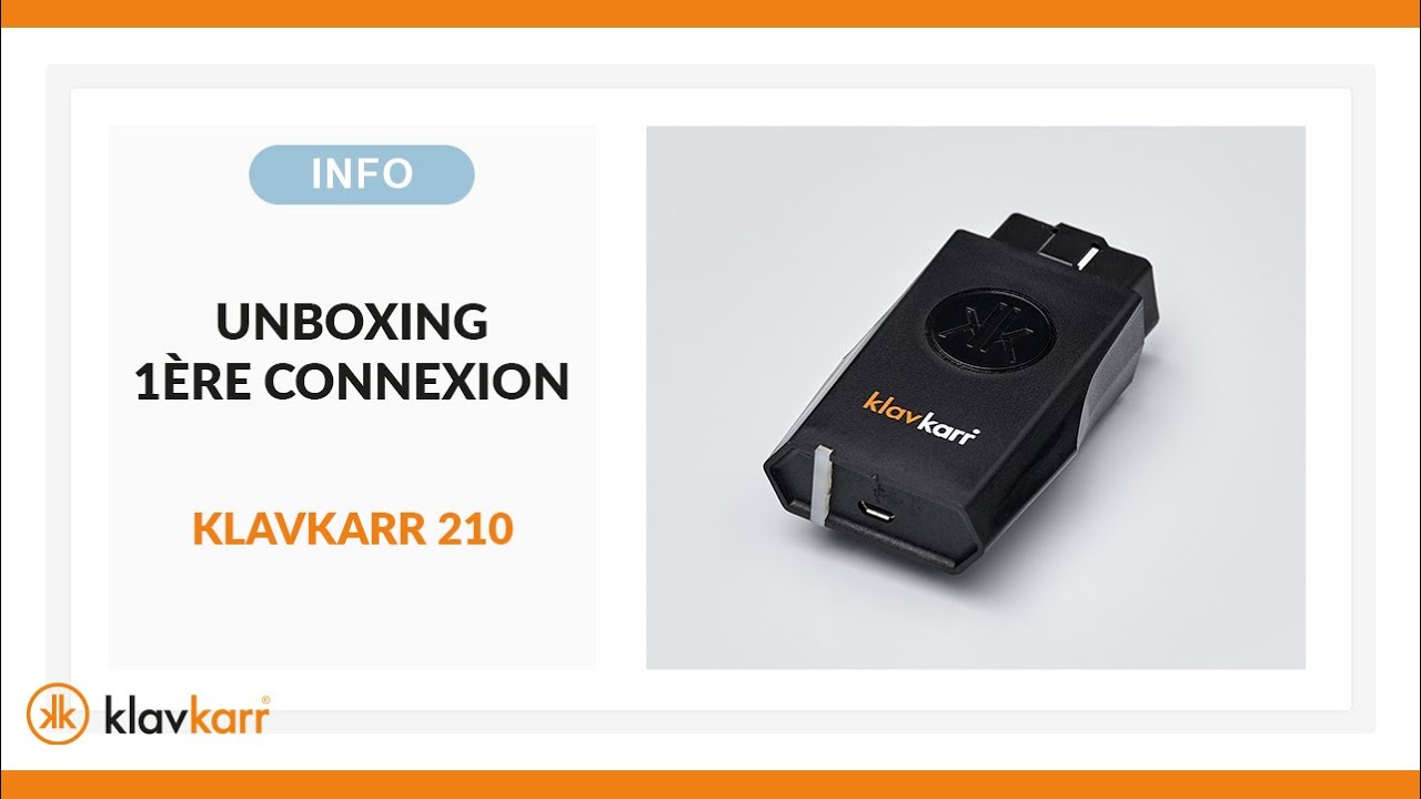 klavkarr 210 - Unboxing et 1ère connexion
