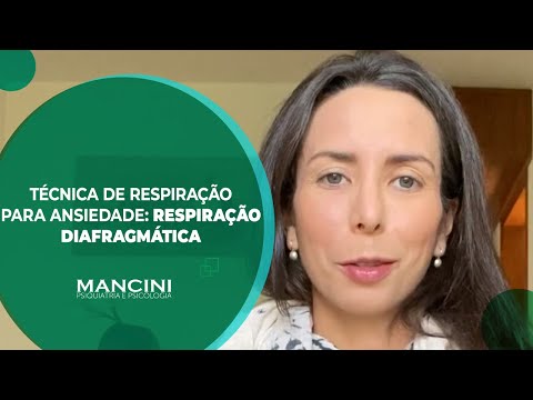 TÉCNICA DE RESPIRAÇÃO PARA ANSIEDADE: RESPIRAÇÃO DIAFRAGMÁTICA