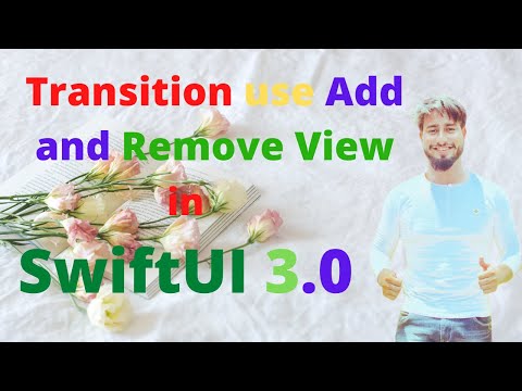 How to Add and Remove a View by using Transition in SwiftUI 3.0