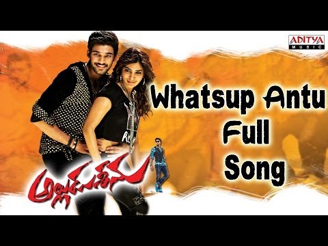 Alludu Seenu Movie || Whatsup Antu Full Song || Sai Srinivas,Samantha