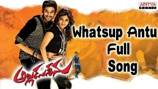Alludu Seenu Movie || Whatsup Antu Full Song || Sai Srinivas,Samantha
