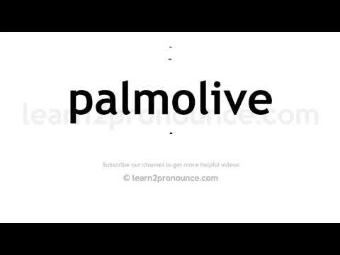 How to pronounce Palmolive | English pronunciation