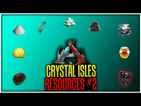 ARK: CRYSTAL ISLES: FIND SULFUR, CHITIN, POLYMER, HONEY, BEAVER, BIOTOXIN LOCATIONS /w times in desc