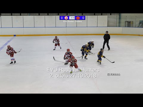 EVU Ruudut - Hunters Sininen 2.ottelu 27.10.2018