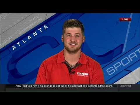 Clemson Baseball // Clate Schmidt's ESPN2 Interview - 6/26/15