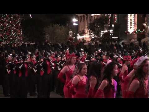 Ayala HS Band & Colorguard - Santa's Parade - Disneyland December 2011