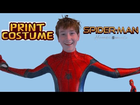 PRINT COSTUME Spider-Man Homecoming Suit - Unboxing & Review