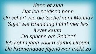 Bap - Wie Die Sichel Vum Mohnd Lyrics