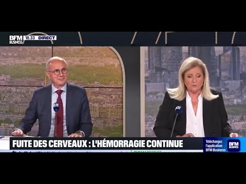 Interview de Laurent Giovachini BFM Business le 30 septembre 2025 sur la fuite des cerveaux