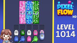 Pixel Flow Level 1014 Solution Walkthrough