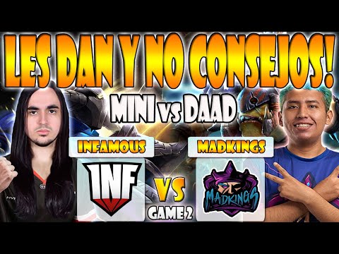 INFAMOUS VS MADKINGS BO3[GAME 2] DAAD, PIPI VS 4DR, MINI - DPC SA 2023 TOUR 2:DIVISION 1 - DOTA
