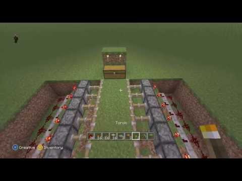 Minecraft - How to Build a Sticky Piston Trap