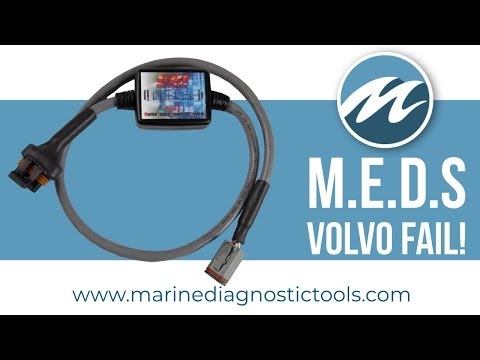 MEDS (Marine Engine Diagnostic Software) failing on a 2011 Volvo Penta 200 V6