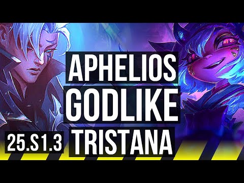 APHELIOS & Bard vs TRISTANA & Alistar (ADC) | 9/2/7, Godlike | KR Master | 25.S1.3