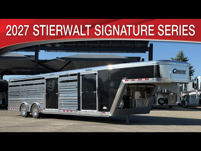 Preview image of 2027 Cimarron Stierwalt Signature Series Livestock Show Trailer youtube video
