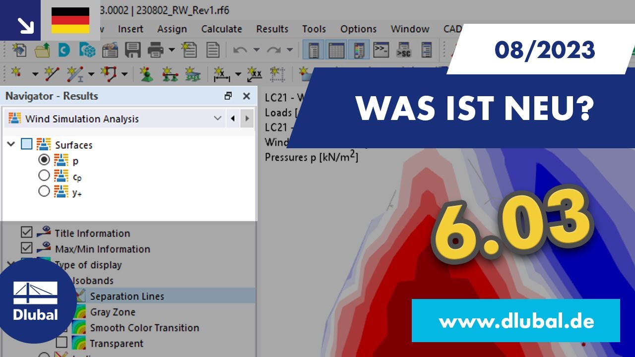 WIN | 08/2023 - Was ist neu in RFEM 6 und RSTAB 9?