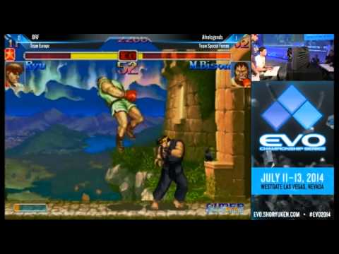 EVO Xmania Finals 2014 SF2 Team special forces vs Team Europe