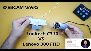 Video thumbnail for Logitech C310  Webcam Review | Comparison with Lenovo 300 FHD | For Zoom video calls online class by A Cube Tech Videos