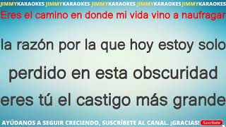 Pesado   Arrancame La Vida KARAOKE VERSION