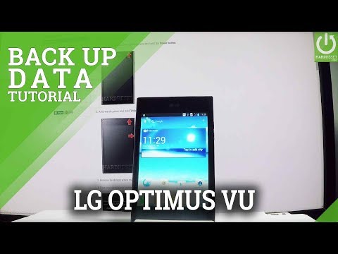 Enable Google Backup LG Optimus Vu - Back Up Data in LG