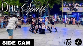 [KPOP IN PUBLIC / SIDE CAM] TWICE “ONE SPARK” | DANCE COVER | Z-AXIS FROM SINGAPORE