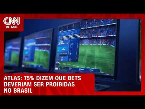 Maioria dos brasileiros quer proibir bets, revela pesquisa Atlas | BASTIDORES CNN
