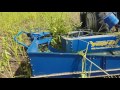 YAPEL TC DG 140 REAPER BINDER SICKLE HARVESTING MACHINE SESAME HARVESTING VIDEO 3 SUDAN 20 10 2016