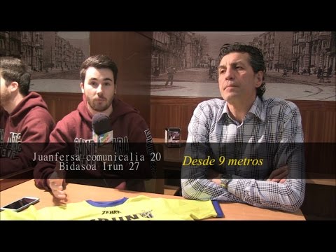 Juanfersa comunicalia 20 Bidasoa Irun 27 | Desde nueve metros | Txingudi Online