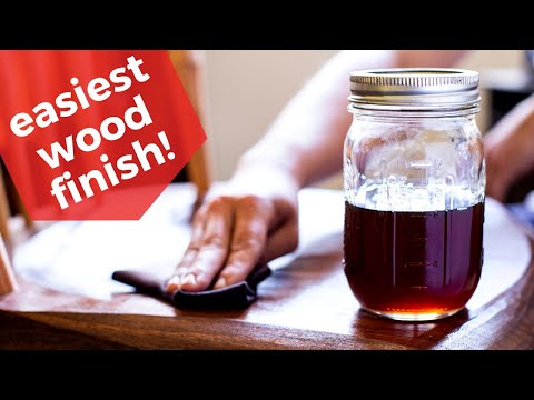 Unbelievably Easy DIY Wood Finish Recipe // Woodworking
