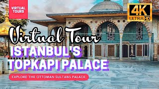🇹🇷 4K Istanbul Walking Tour - Visitors Guide to Inside Topkapi Palace | 4K Ultra HD 60fps