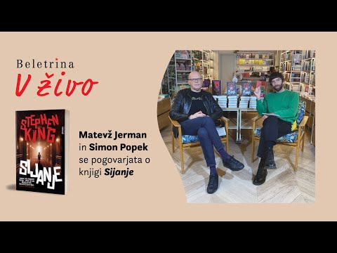 Naslovnica: Beletrina v živo: Stephen King: Sijanje