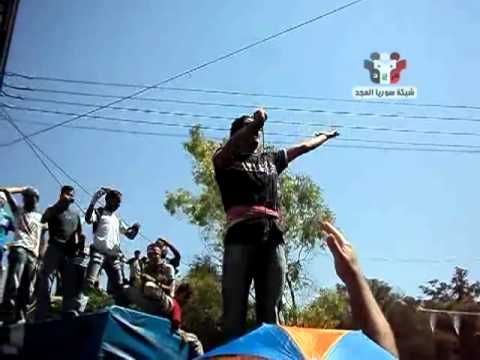 مظاهرة في حي الخالدية في مدينة حمص في جمعة "أسرى الحرية"