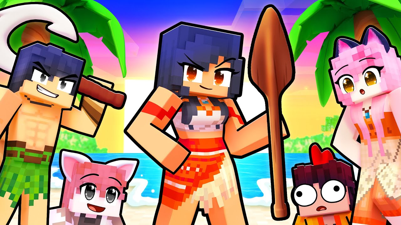 10 FRIENDS on a MOANA ISLAND!