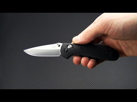 Benchmade 556 S30v Mini Griptilian Drop Point Satin Plain