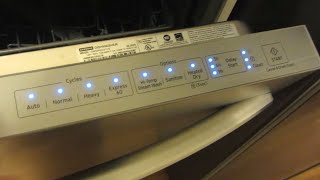 Samsung Dishwasher Control Panel Locked | Disable Enable Safety Lock Out Overview | DW80R2031US