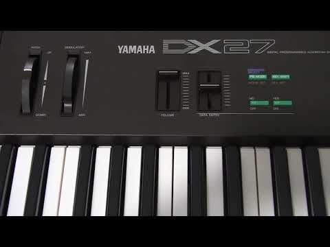 Yamaha DX27 - How to save your own sounds