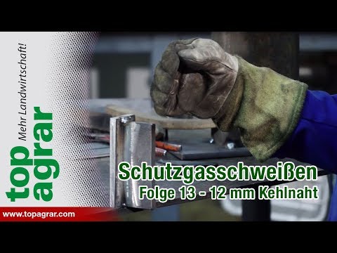 Gas shielded arc welding episode 13: Fillet weld rising on 12 mm sheet - Welding with Christoph S...