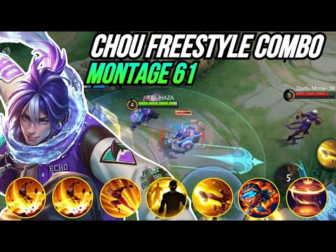 CHOU MONTAGE FREESTYLE 61 Outplay / Highlights / immune / Damage / HAZA Gaming | Mobile Legends