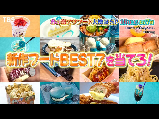 熱狂マニアさん★東京ディズニーシー🄬最新フードベスト７＆中村倫也が絶品雑炊審査🈑