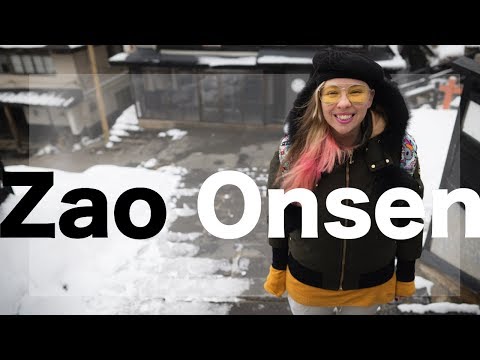 日本山形縣藏王雪地溫泉 (Snowy Zao Onsen in Yamagata, Japan)