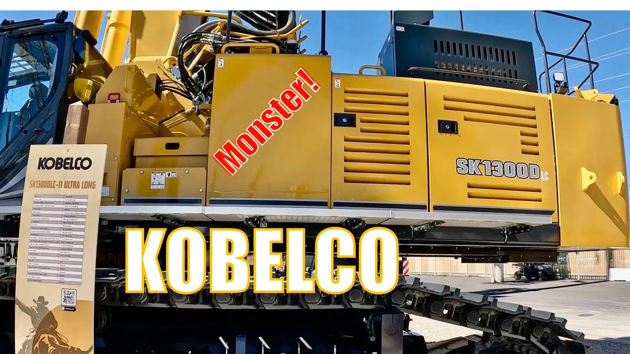 These GIANT Kobelco excavators are absolutely insane!