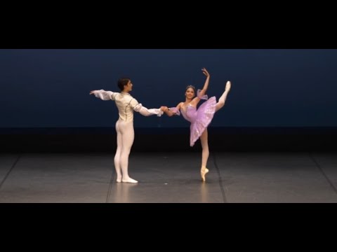 Classical pas de deux with Roman Hudzeleu. Tokyo Japan.