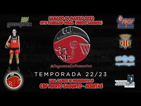 Videohighlights Cadete Gasoprix CBF Puerto Sagunto - Jesuitas (LIGA J9 22-23)