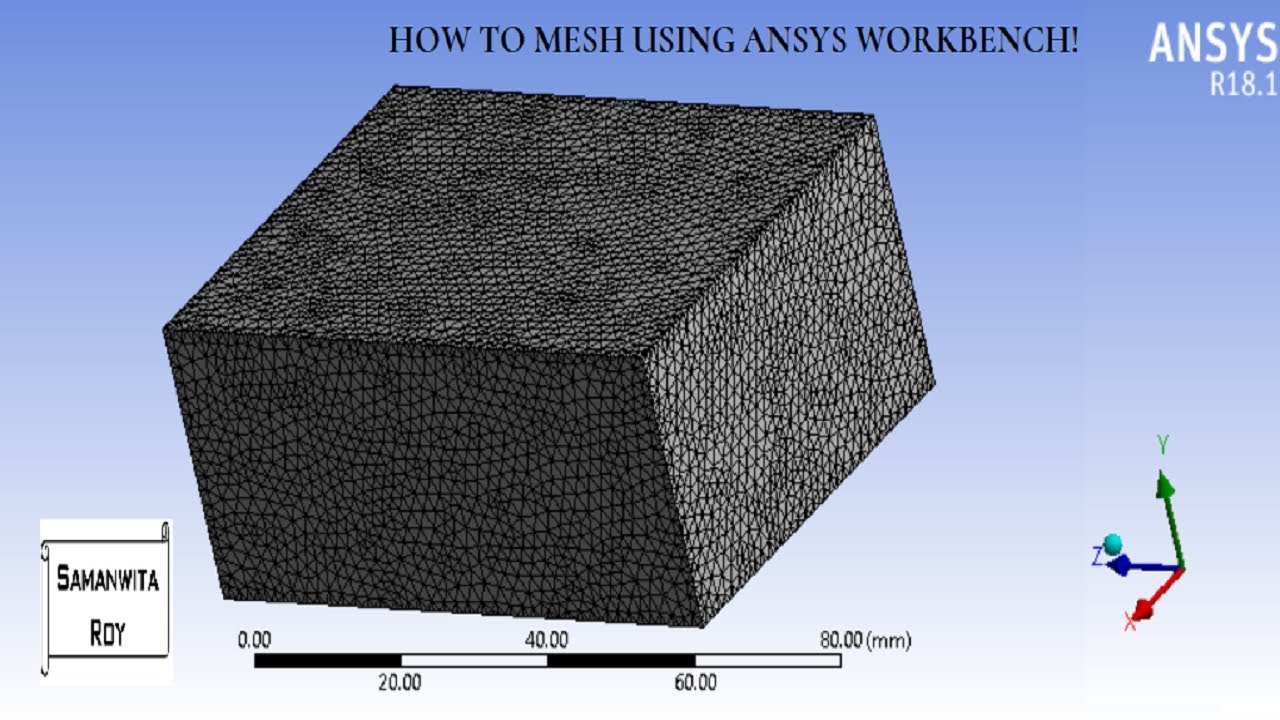 Tutorial on Meshing in ANSYS Workbench I ANSYS Basic Tutorials Apply various Mesh on geometry