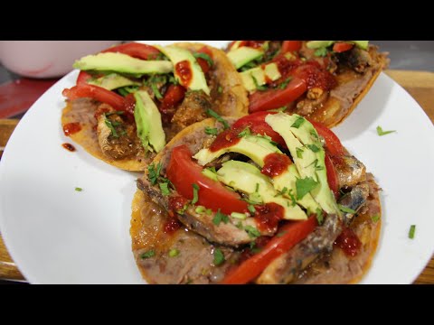 Tostadas de Sardina ¡Prepáralas en menos de 15 minutos!