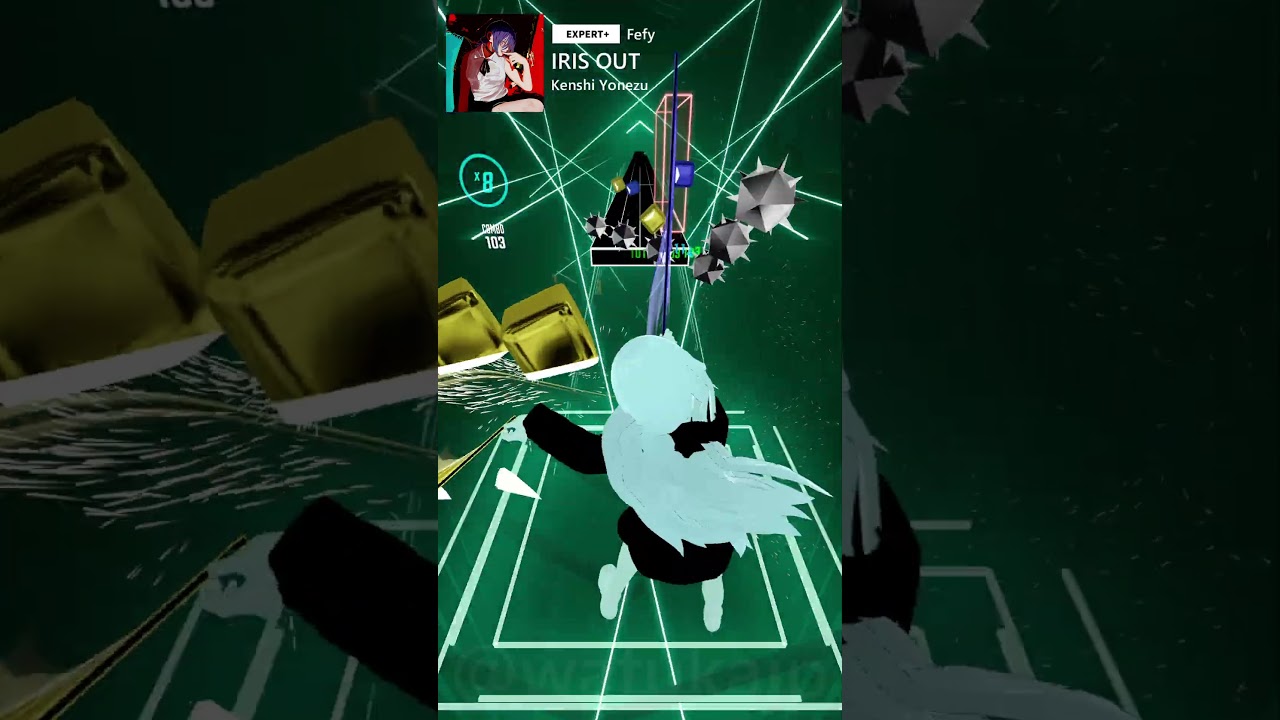 IRIS OUT /Kenshi Yonezu  [BeatSaber/CustomMap(創作譜面)] #チェンソーマン #chainsawman