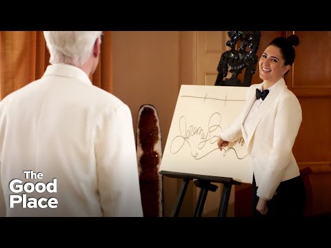 The Good Place moments to watch on my commute to work