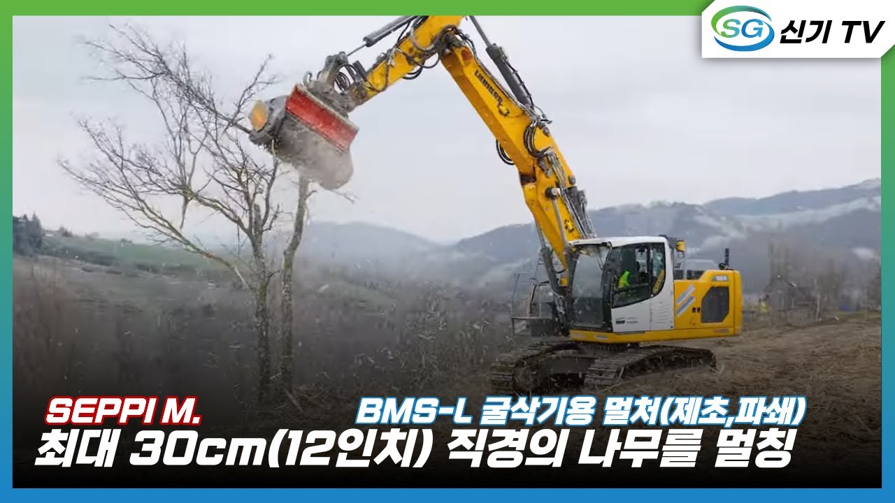 [세피 엠]굴삭기용 멀처(제초,파쇄) - BMS
