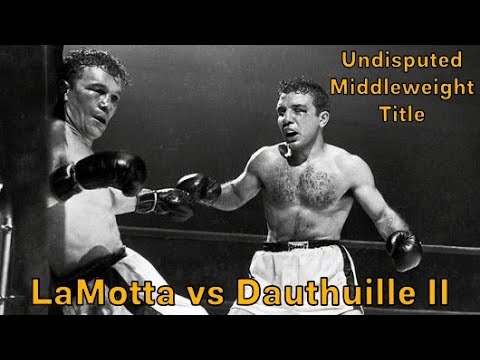 Jake LaMotta vs Laurent Dauthuille - September 13, 1950 - Undisputed Middleweight Championship